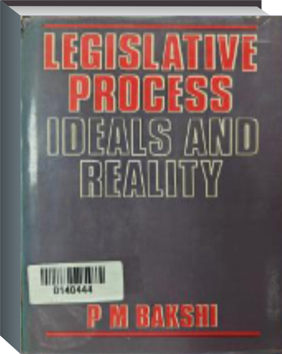 Legislative Process: B.R. Ambedkar Memorial Lecture
                           Series 4